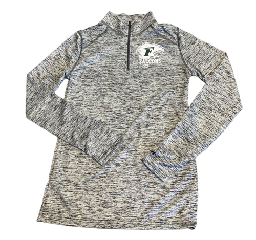 Ladies Falcon Half Zip Long Sleeve