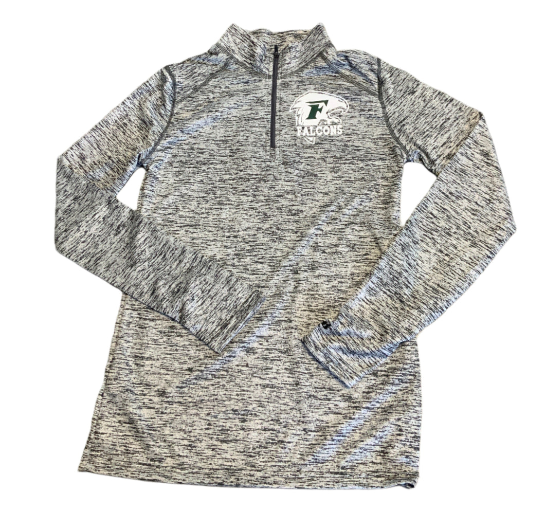 Ladies Falcon Half Zip Long Sleeve