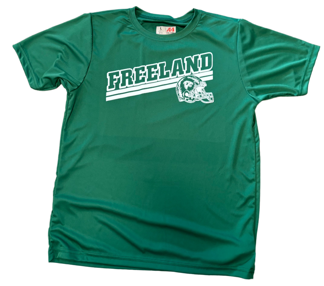 Youth A4 Performance Freeland Football Tee