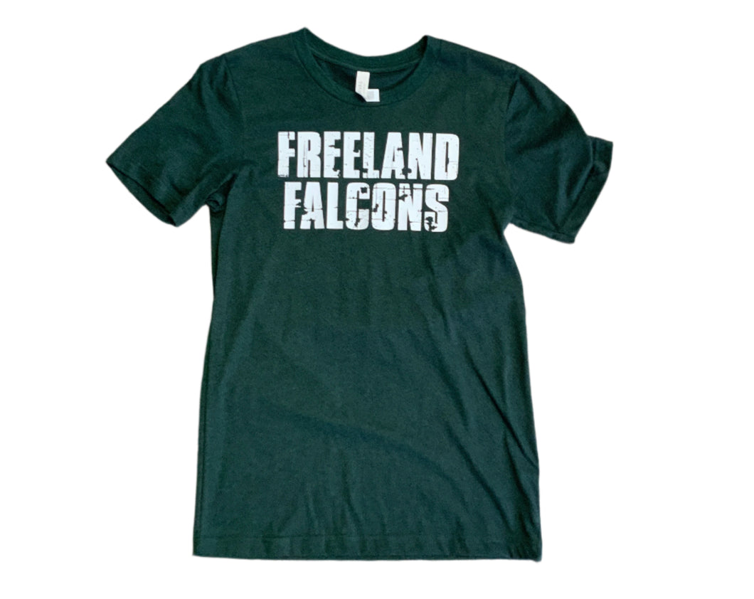 Distressed Freeland Falcons Tee (Small)