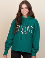 Load image into Gallery viewer, Ladies Falcon Love Cheer Boxy Pullover Hood