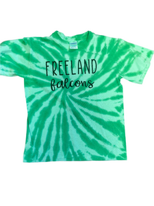 Youth Falcon Stripe Tie Dye Tee