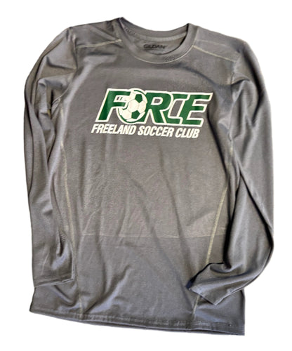 Force Long Sleeve Performance Tee (Adult S)