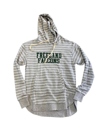 Enza Striped Falcon  Hoodie