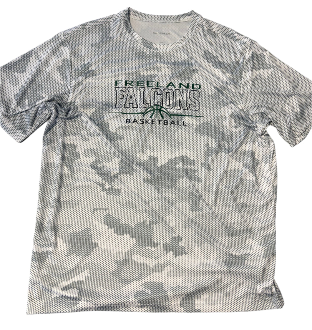 Freeland Basketball Camo Tees