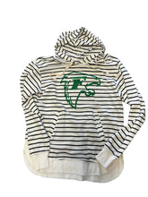 Load image into Gallery viewer, Enza Striped Falcon Glitter Hoodie