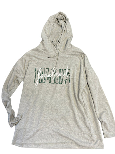 District Falcon LS Hooded Tee