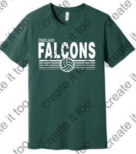 Falcon Volleyball Tee