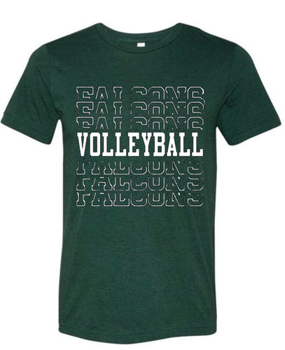 Falcon Repeat Volleyball Tee