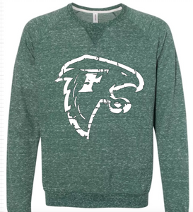 Distressed Falcon Vintage Style Fleece