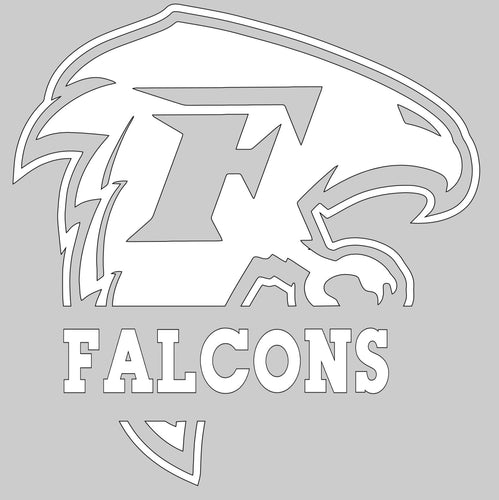 Falcon Window Decal (various sports)