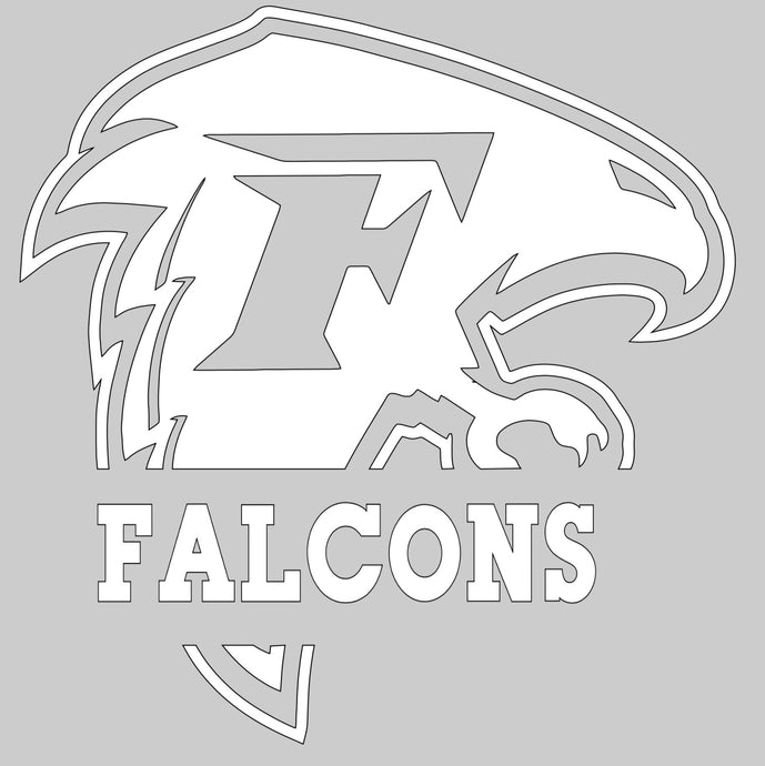 Falcon Window Decal (various sports)