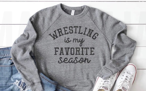 Wrestling Season Crew Neck Fleece