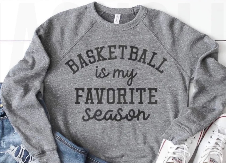 Basketball Season Crew Neck Fleece