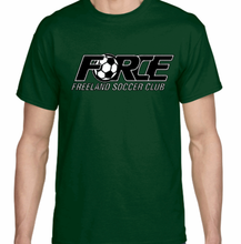 Load image into Gallery viewer, (FF) Force Logo Dry Blend Short Sleeve Tee (Youth &amp; Adult)