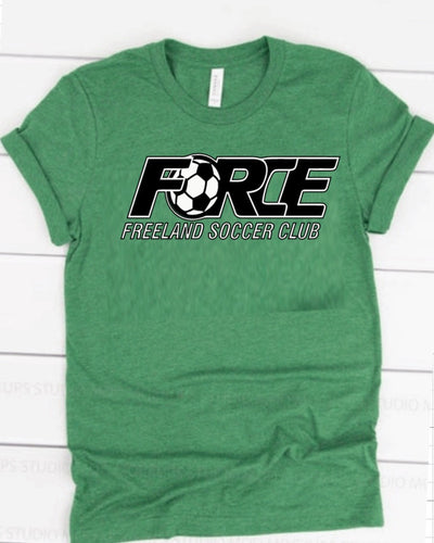 (FF) Force Logo Unisex Short Sleeve Tee (Youth & Adult)