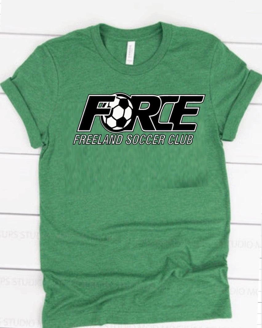 (FF) Force Logo Unisex Short Sleeve Tee (Youth & Adult)