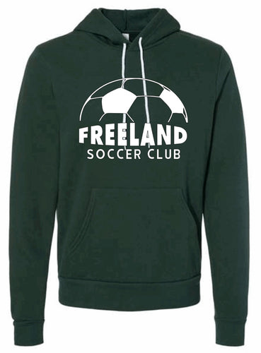 (FSC) Freeland Soccer Club Bella Canvas Sponge Fleece Hoodie
