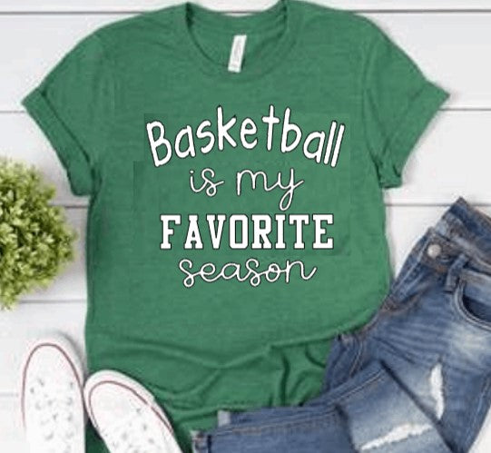 Basketball is My Favorite Season Short Sleeve